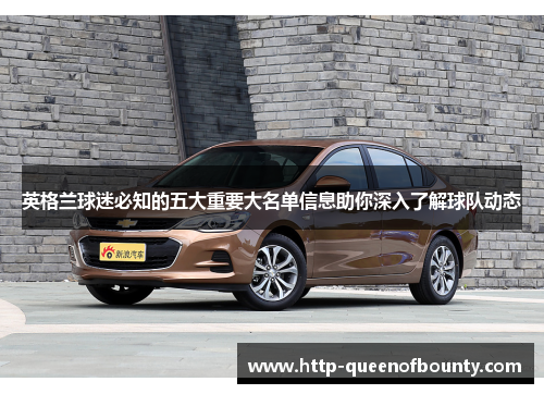 英格兰球迷必知的五大重要大名单信息助你深入了解球队动态 英格兰球迷必知的五大重要大名单信息助你深入了解球队动态